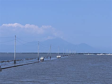 【長部田海床路】まるで千と千尋の神隠しの世界と話題の宇土観。